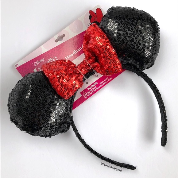 •HP• Disney Minnie Mouse Sequin Ears Headband - Picture 2 of 6